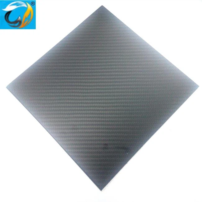 bolest matná 3K uhlíková vlákna laminovaná fólie 2 X 400 X 500 Mm